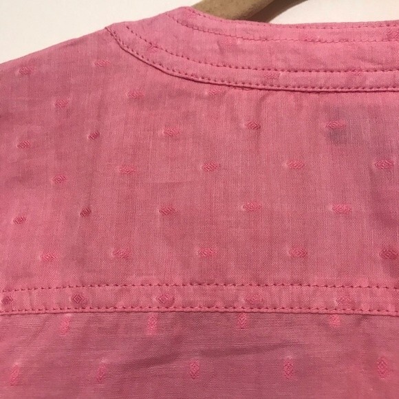 US Polo assn pink blouse women top long sleeve button up shirt size S academia - Picture 6 of 8